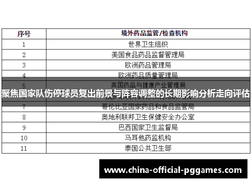 聚焦国家队伤停球员复出前景与阵容调整的长期影响分析走向评估